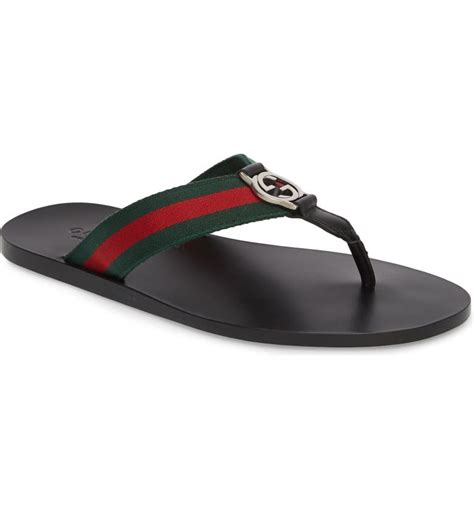 cheap white gucci flip flops|gucci flip flops nordstrom.